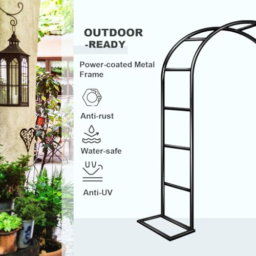 Treillis en métal robuste pour tuteurer vos plantes grimpantes - 7