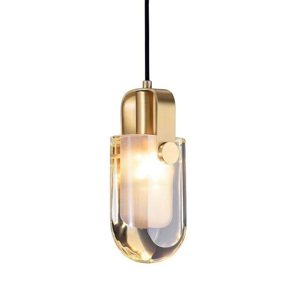 Mini suspension en laiton pour sublimer une déco de chambre cosy