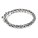 NOVICA Artisan Handmade Men's Sterling Silver Braided Bracelet Chain Indonesia [8.25 in L x 0.3 in W] ' Friendship'