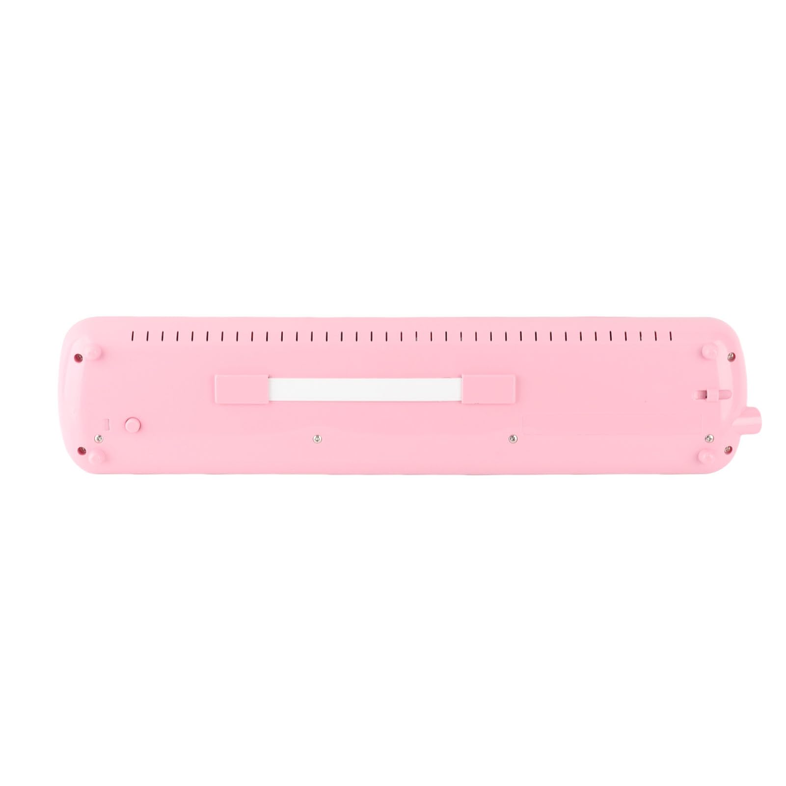 Melodica 37 Tasten Keyboard Blasinstrument, tragbare Melodica für Anfänger mit Blasrohr und Mundstück, ABS-Gehäuse mit Griff für Musikunterricht (Rosa)