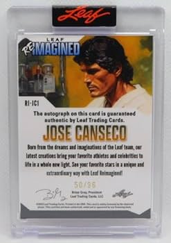 2018 Jose Canseco auto ホゼカンセコ 直筆サイン Jose Canseco