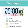 dretec pomodoro Timer, Productivity for Studying, Large Button, Interval,White