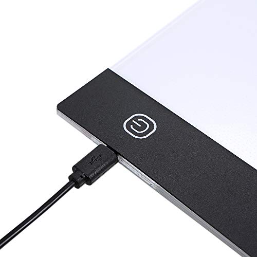 Placa de mesa de desenho para desenho de bloco de luz de arte LED A4 para artistas infantis e um sup