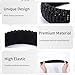 OAOLEER Velvet Padded Diamond Rhinestone Big Headband for Women Black Crystal Embellished Hair Hoop Races Goth Wedding Headpiece Fashion Hair Accessory Suit for Wedding,Party,and Daily Life