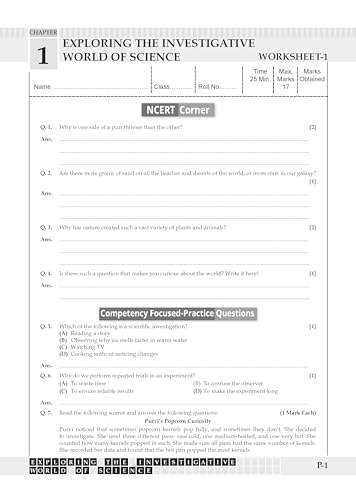 Image of Oswaal NCERT & CBSE One For All Workbook Science (Curiosity) Class 8 For 2026-27