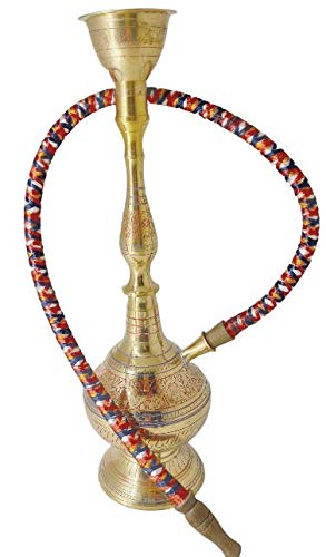 Beauty Antique Designer Brass Hookah Beautiful Home Decor Hookah (20 cm)