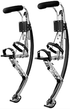 Skyrunner Adult Kangaroo Shoes Jumping Stilts Men Women Fitness Exercise (155~200 Ibs/70~90kg) Bouncing Shoes (Black)