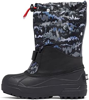 Columbia Youth Unisex Powderbug Forty Print, Black/Mountain Red, 13 | Image 6