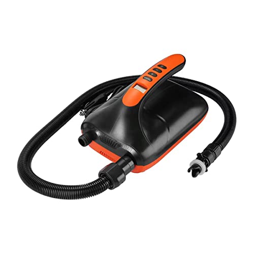 BEHUMAX Bomba de Aire para Tablas de Paddle, Botes Inflables y Kayaks, inflador, Bomba de Aire Eléctrica 20PSI Digital, Inteligente Doble Fase y Función de Apagado Automático Cover