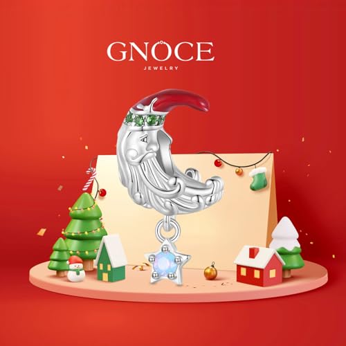 Image of GNOCE Christmas Charm Silver Plated & Sterling Silver Bracelet Gift