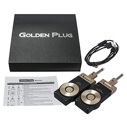 Sistema inalámbrico de guitarra recargable de 2.4G con transmisor y receptor, tiempo de trabajo de 8 horas miniatura 7