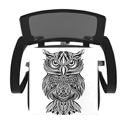 Emelivor Owls Black White Chair Cushion Memory Foam Seat Cushion With Washable Comfort Chair Pad For Dinning Chair Wheelchair Low Back Pain #TOP27