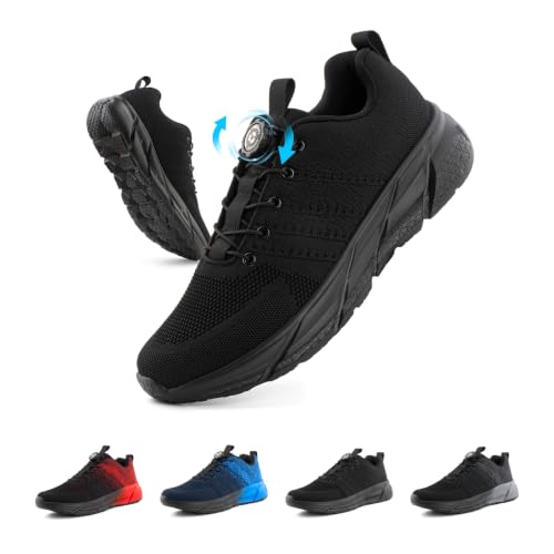 Hitmars Zapatillas Running Hombre Mujer Zapatillas Deportivas Zapatos Deporte Correr Caminar Fitness Gimnasio Antideslizantes Unisex Ligeras Botón Rotativo EU44 duc-Negro Hitmars Zapatillas Running Hombre Mujer Zapatillas Deportivas Zapatos Deporte Correr Caminar Fitness Gimnasio Antideslizantes Unisex Ligeras Botón Rotativo EU44 duc-Negro