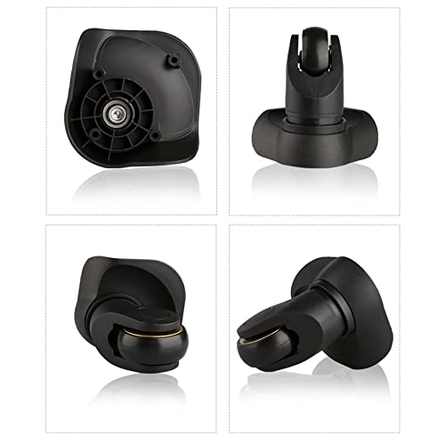 Luggage Wheels,Universal Luggage Casters,1 Pair Luggage Wheel Replacement Spare Spinner Caster for Suitcase Wheel Repair (W048)3