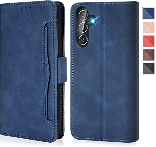 Gotivi Lederhülle für Samsung Galaxy S23 FE Hülle Klappbar Handyhülle für Samsung S23 FE Handytasche Flip Case Cover Galaxy S23 FE Schutzhülle 360 Grde Stoßfest Premium Klapphüllen 5G/6.4"