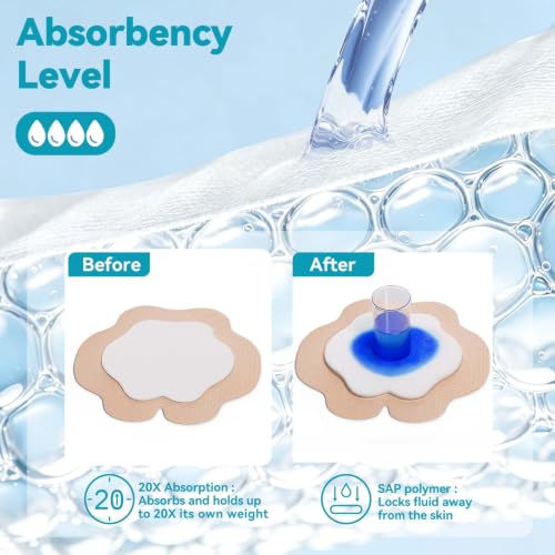 Image of Dimora 20 Count Sacral Silicone Absorbent Dressing 7 inch x 7 inch - Sacrum Bandage with Border for Pressure Ulcers Post Surgical Wounds, Soft Adhesive Wound Pad for Moderate to Heavy Exudate