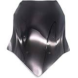 Windshield Double Bubble Motorcycle Touring Sports Windshield Deflector WindScreen Fit for Yamaha MT-09 MT09 Tracer GT 2018 2019 Tracer 900 '18 900 GT 2018 FF Motorbike Screen Airflow (Black)