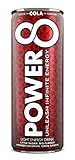 Power 8 Energy Drink LIGHT Sabor Cola - Caja 4 latas - La primera bebida energética saludable es Power 8