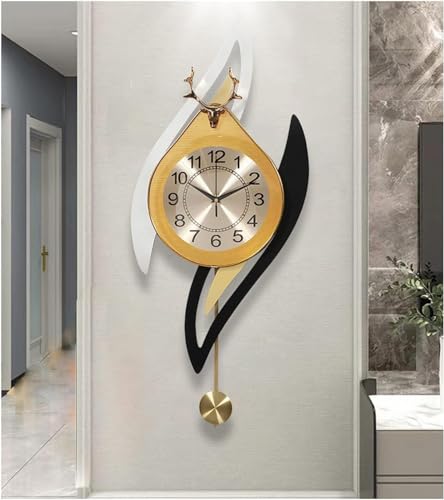 Montres murales créatives en fer forgé style Iron Art pour intérieur chic