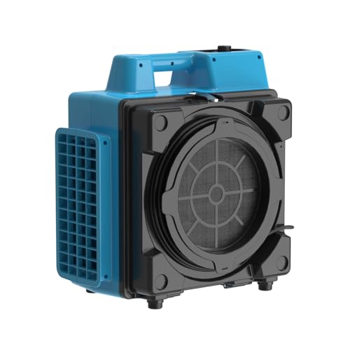 XPOWER Purificador de aire HEPA y depurador para uso doméstico comercial e industrial, filtro de carbono de 4 etapas para eliminar olores, alergia al polvo, aire negativo (X-2580)