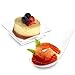 Juvale Mini Appetizer Plates Set & Teardrop Spoons - 72-Piece, 2.5