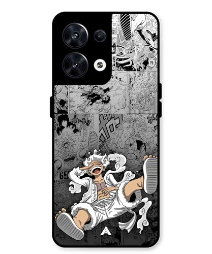 Image of Premium Anime 2 Case for Oppo Reno 10 Pro (Glossy Finish) Soft-Touch Metal TPU Back Cover, Shockproof, Designer, Aesthetic Mobile Phone Case