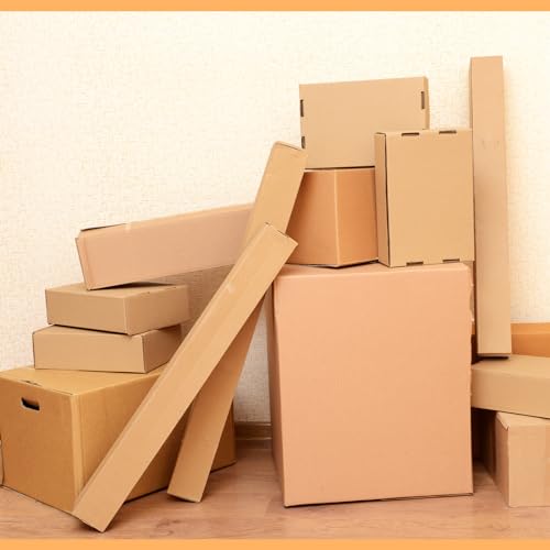 Image of Qilery 10 Pcs 4 x 4 x 48 Inch Golf Club Shipping Boxes 4L x 4W x 48H Tall Corrugated Boxes Cardboard Long Golf Storage Box for Shipping, Packaging, Moving, Mailing, Home or Business