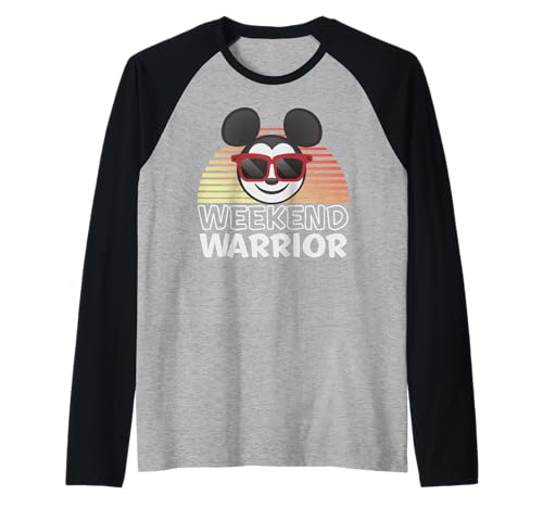 Mickey Mouse Raglan avec manches contrastées Disney Weekend Warrior
