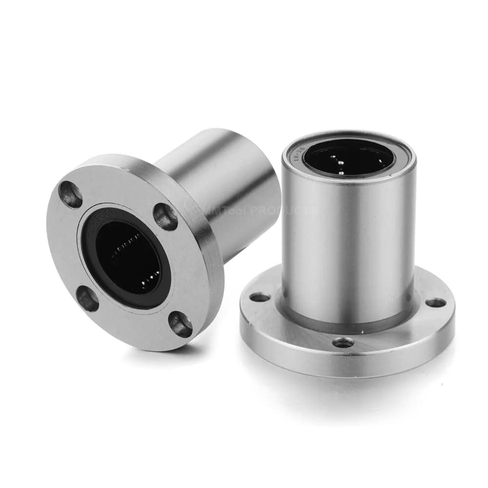 MMTool PRODUCTS® LMF6-25UU 8mm To 25mm Rod Linear Ball Bearing for 3D Printer or CNC or Robotic or DIY Projects, PACK OF 2 (8MM, 2)-image-26