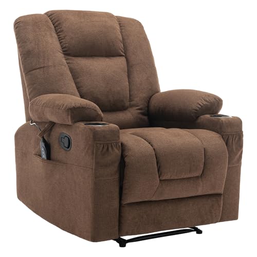 BAMCANFUR Recliner Chair with Massage and Heat