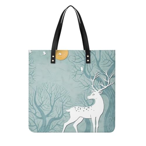Sac à main shopper Élan Blanc femmes grand grand sac à bandoulière tote bag voyage