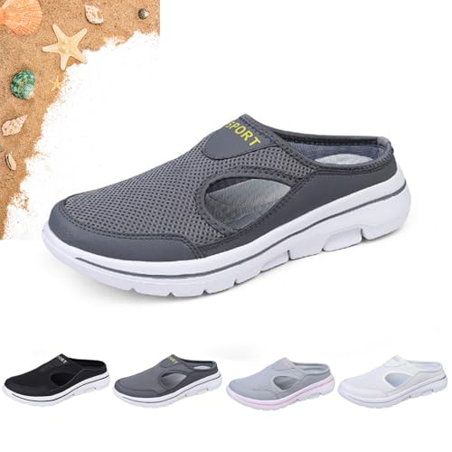 Men's Comfort Breathable Support Sports Sandals Closed Toe Athletic Sport Sandals Orthopedic for Men
