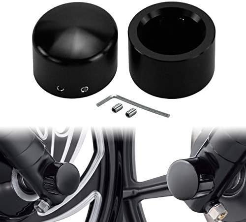 Front Axle Nut Covers Bolt Fit For Harley Road Street Glide Dyna Fat - View #2