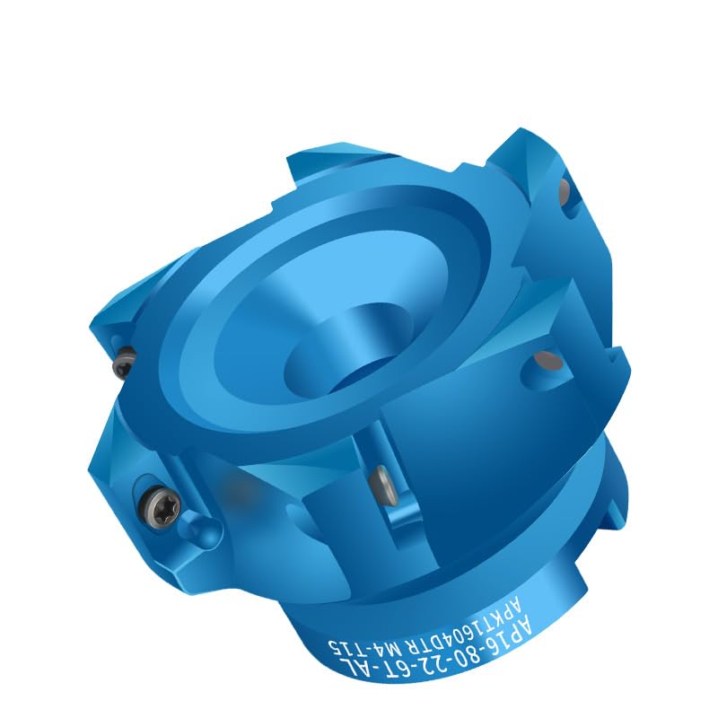 1pc AP16 Fräser Kopf 90 Grad Schulter Micro Adust Messerkopf for APKT1604 Einsätze Fräsen Mit Aluminium(AP16-50-22-4T-AL)