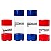 Viewtainer Slit-Top 4 pack - 2" (Red/Blue)