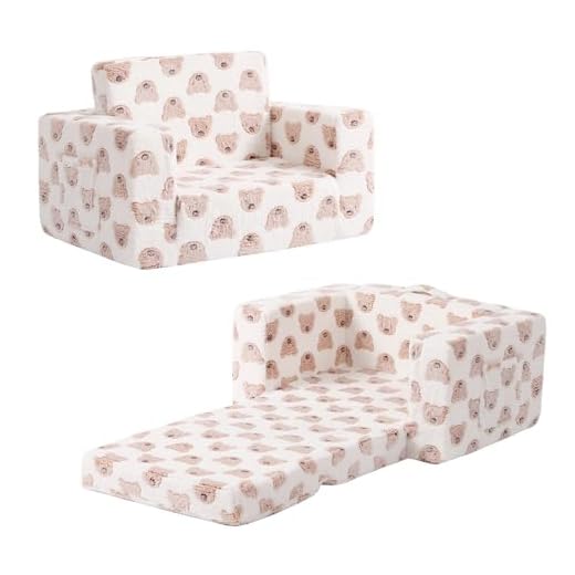 2-in-1 Kids Armchair with Pockets