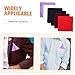 Ipetboom Men's Fashion Pocket Square Handkerchiefs 6 Pack Assorted Colors: White Black Maroon Dark Red Navy Blue Purple for Business