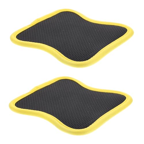 CIYODO 2 piezas Almohadillas Antideslizantes para Barra de Dominadas Protectores de Palma de Neopreno y Poliéster Resistentes y Lavables para Levantamiento de Pesas y Gimnasio Indoor