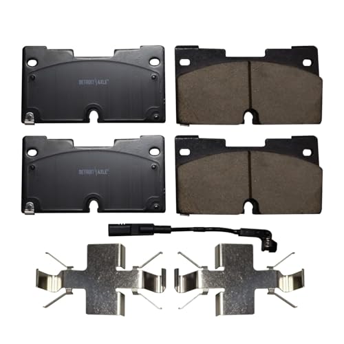 Image of Detroit Axle - Front Brake Kit for Chevy GMC Silverado Sierra 1500 Tahoe Suburban Yukon XL Cadillac Escalade ESV, Disc Brake Rotors Ceramic Brakes Pads with Hardware Replacement : 13.50 inch inch Rotor