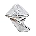Produktbild EWQG-Pfanne Wellenförmige Kante Haar-Handtuch | Cute Turban auf dem Handtuch|Wrap Turban Haartrockentuch|schnelltrocknendes Handtuch|super nach Bad und Dusche A-Turban Handtuch (Farbe : Beige)