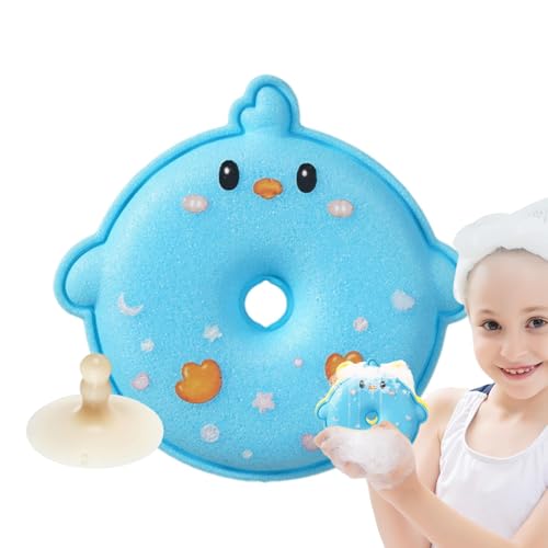 Pelotas exfoliantes corporales, bola de baño de esponja para niños, bonita herramienta de limpieza para baño, hogar, dormitorio, viajes y hotel