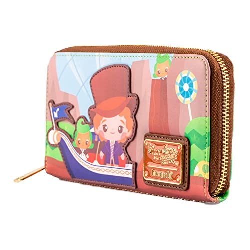 Loungefly Charlie and the Chocolate Factory Wonka 50th Anniversary Faux Leather Wallet3