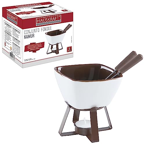 Conjunto Fondue Namur 5 Peças Hauskraft Carne Chocolate