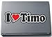 Produktbild INDIGOS UG - Aufkleber - I Love Heart Decal Sticker Laptopskin 297 mm - Ich Liebe - I Love Timo - Laptop Netbook Computer - Sticker mit Namen vom Mann Frau Kind