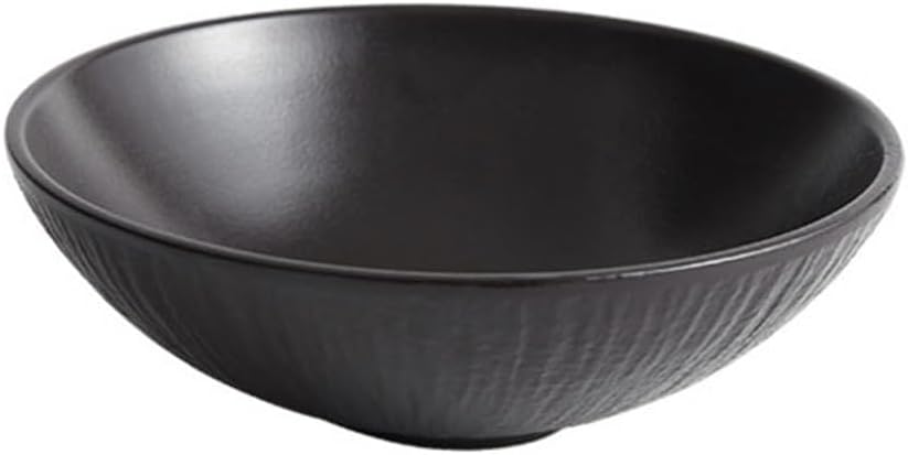 Solid Color Plate Noodle Bowl Doobie Salad Ceramic Soup for Home Use