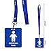 Unbreakable PVC Hall Pass Lanyards,Mlife School Passes Set for Teachers 6 Pack Hall, Bathroom, Library, Office and Nurse Classroom School Supplies