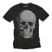 Produktbild Cooles Biker T-Shirt Skull Totenkopf schwarz für Herren Größe XXXL
