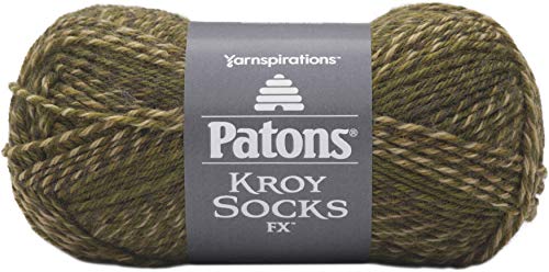 Hilo Kroy FX Mossy Patons ovillo resistente que no pica para tejer 2