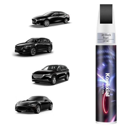 Jet Black Pearl(41W) Touch up Paint Compatible with Mazda, Premium Car Scratch Remover for Deep Scratches, Car Paint Pen Scratch Repair Two-In-One Touch Up Paint