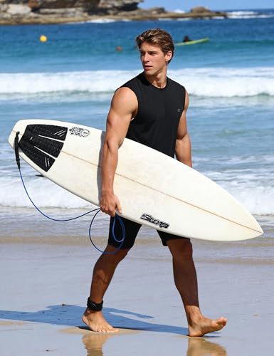 Image of EZRUN Men's Workout Sleeveless Shirts Quick Dry Muscle Swim Shirt Gym Fitness Running Beach Tank Tops